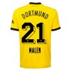 Maillot de Supporter Borussia Dortmund Malen 21 Domicile 2023-24 Pour Homme